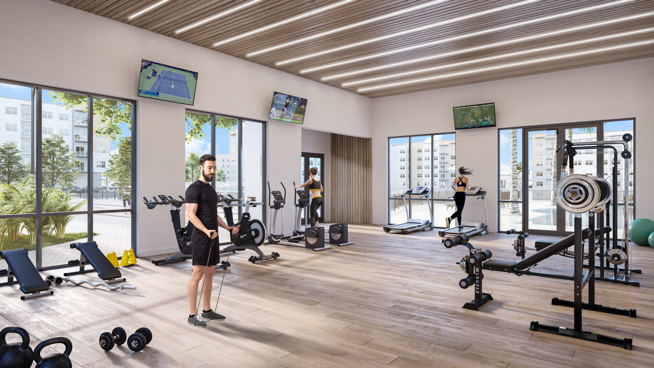 MIR_Millenia_4. Clubhouse Fitness Center HR Rendering v2_2020.06.30