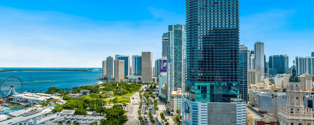 Vista Áerea de Downtown Miami