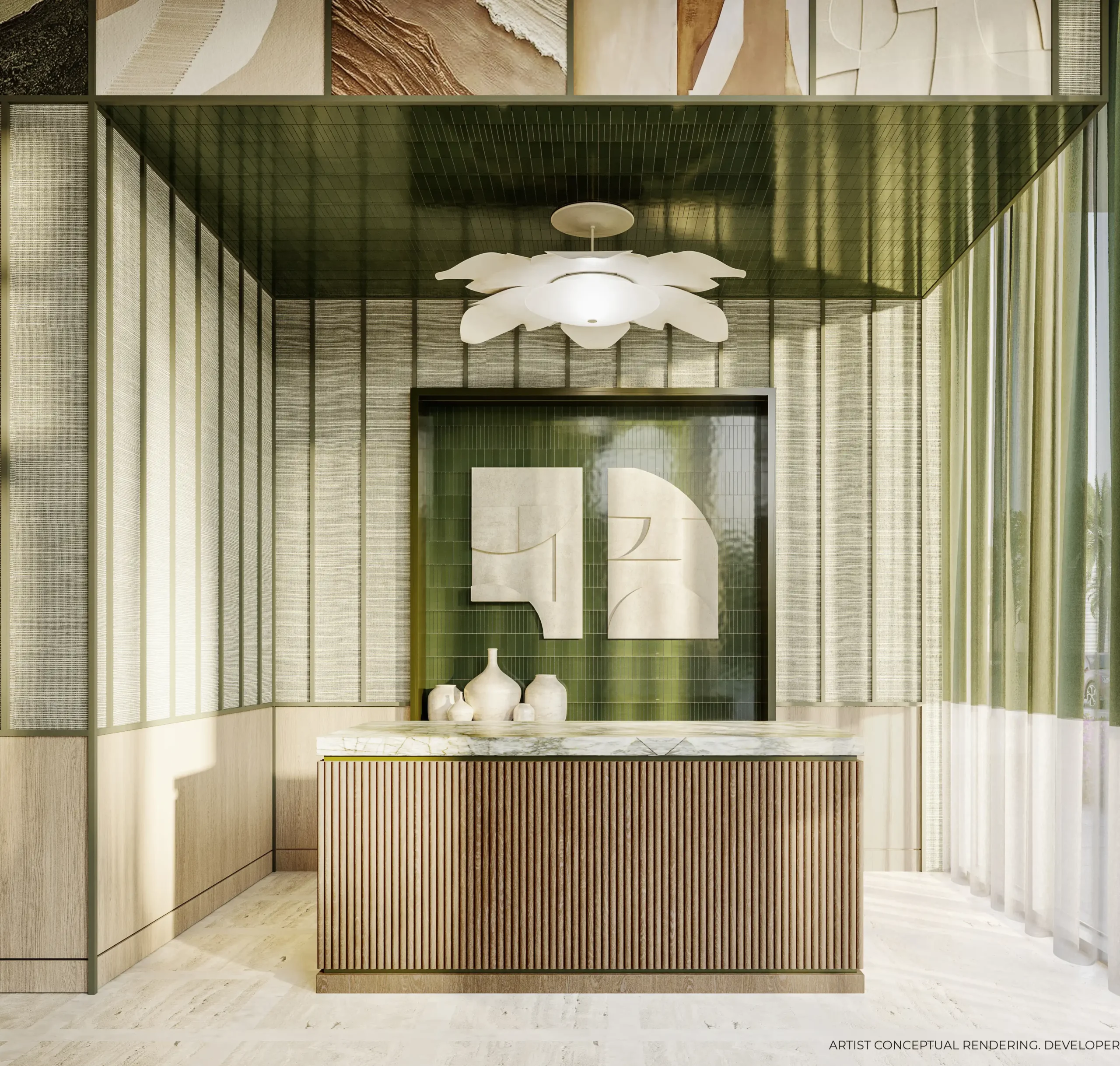 Espacios interiores de Palma Residences Miami Beach
