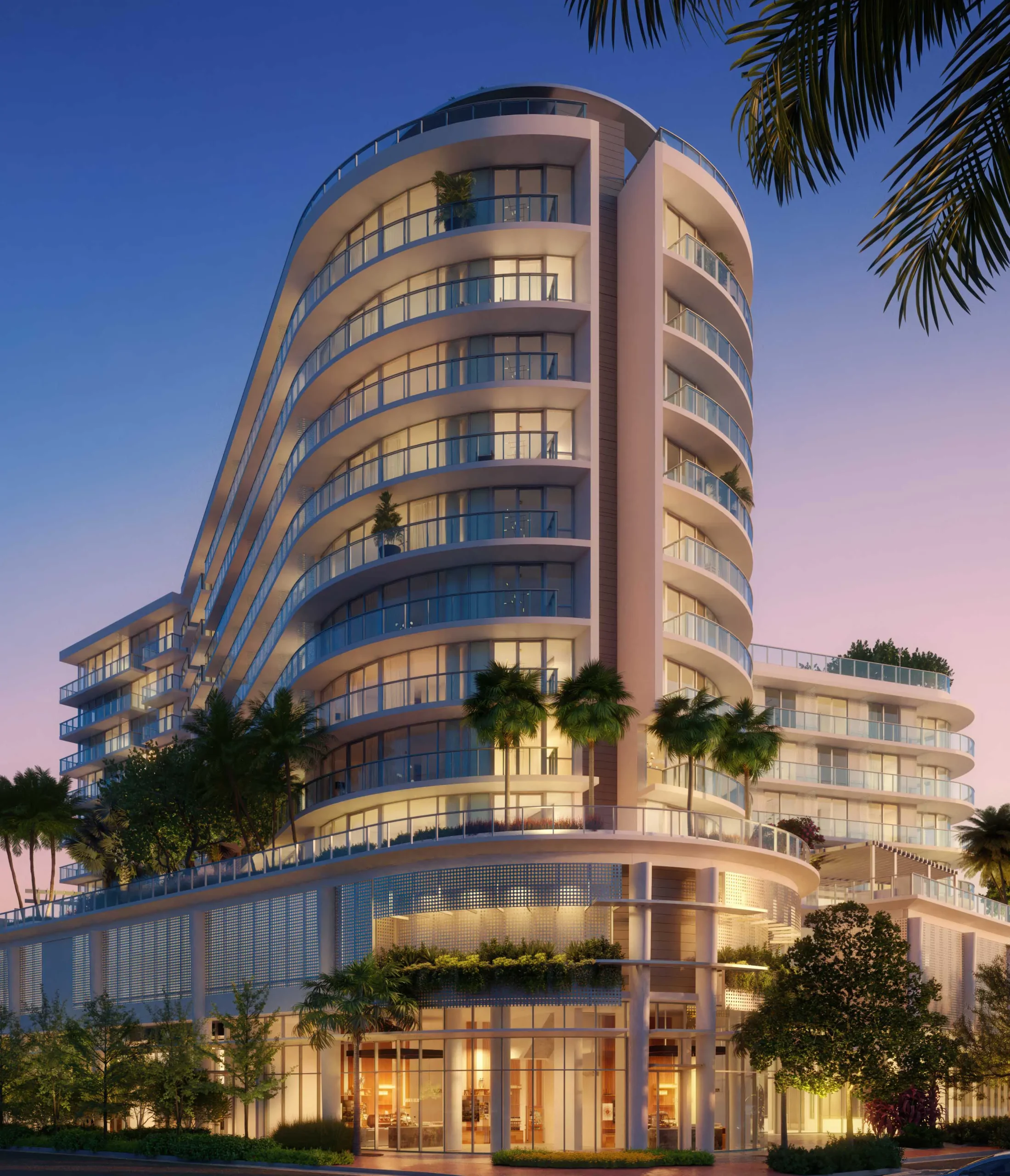 Fachada del edificio 7200 Collins