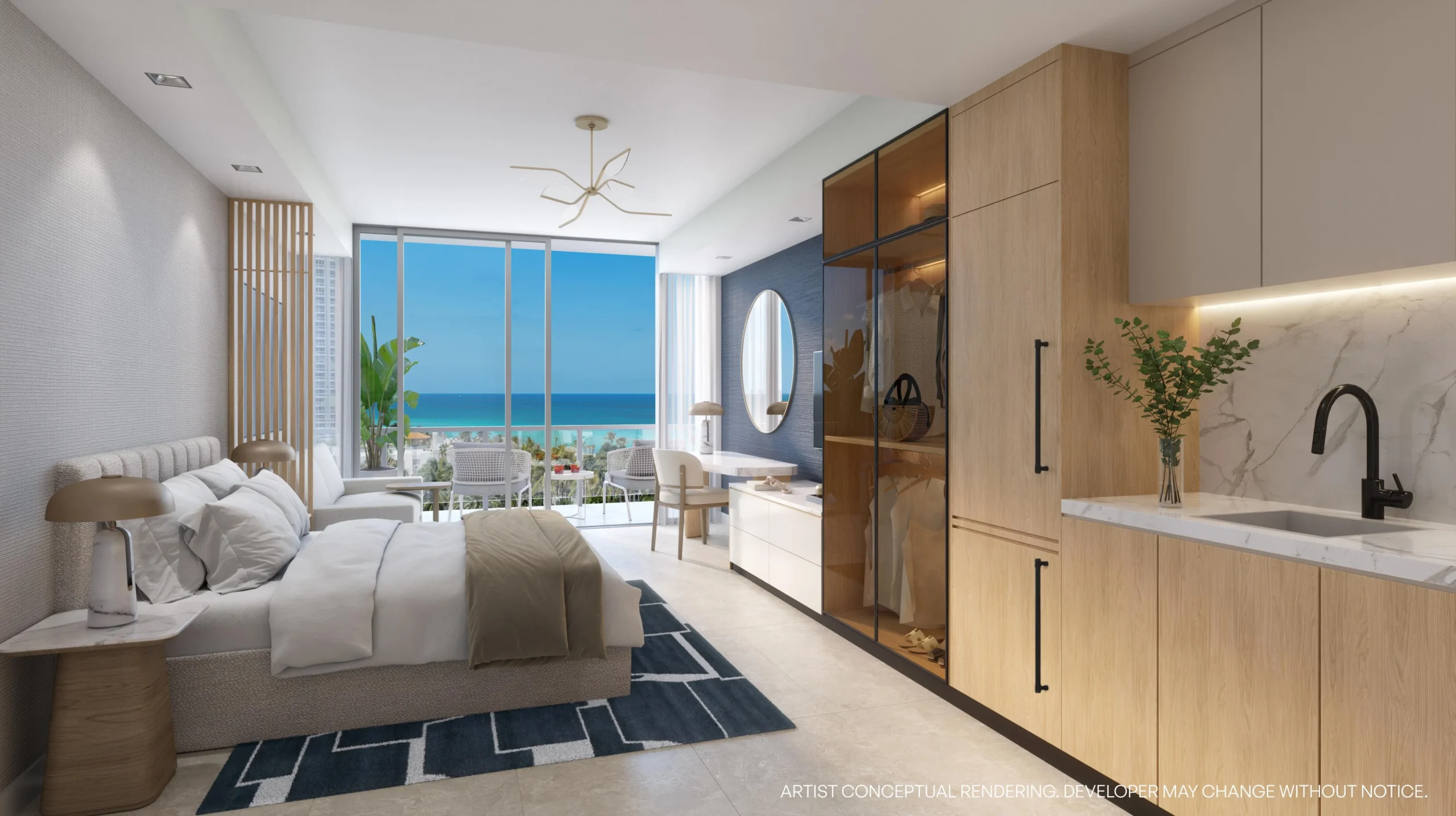 Habitaciónes del proyecto 7200 Collins