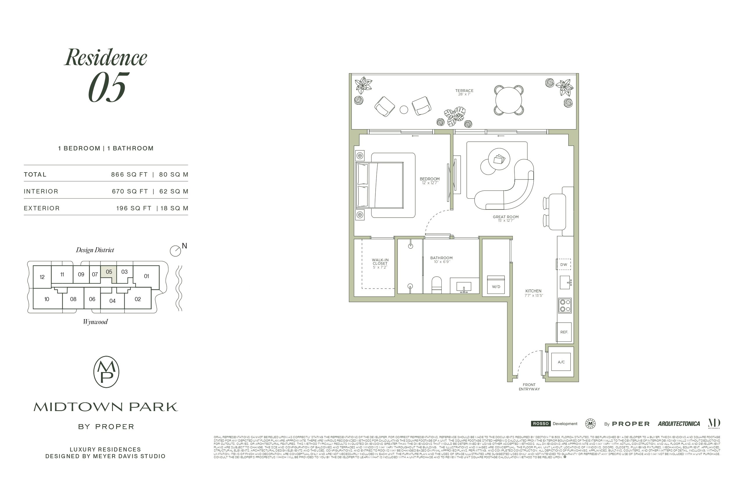 Planos del proyecto Midtown Park
