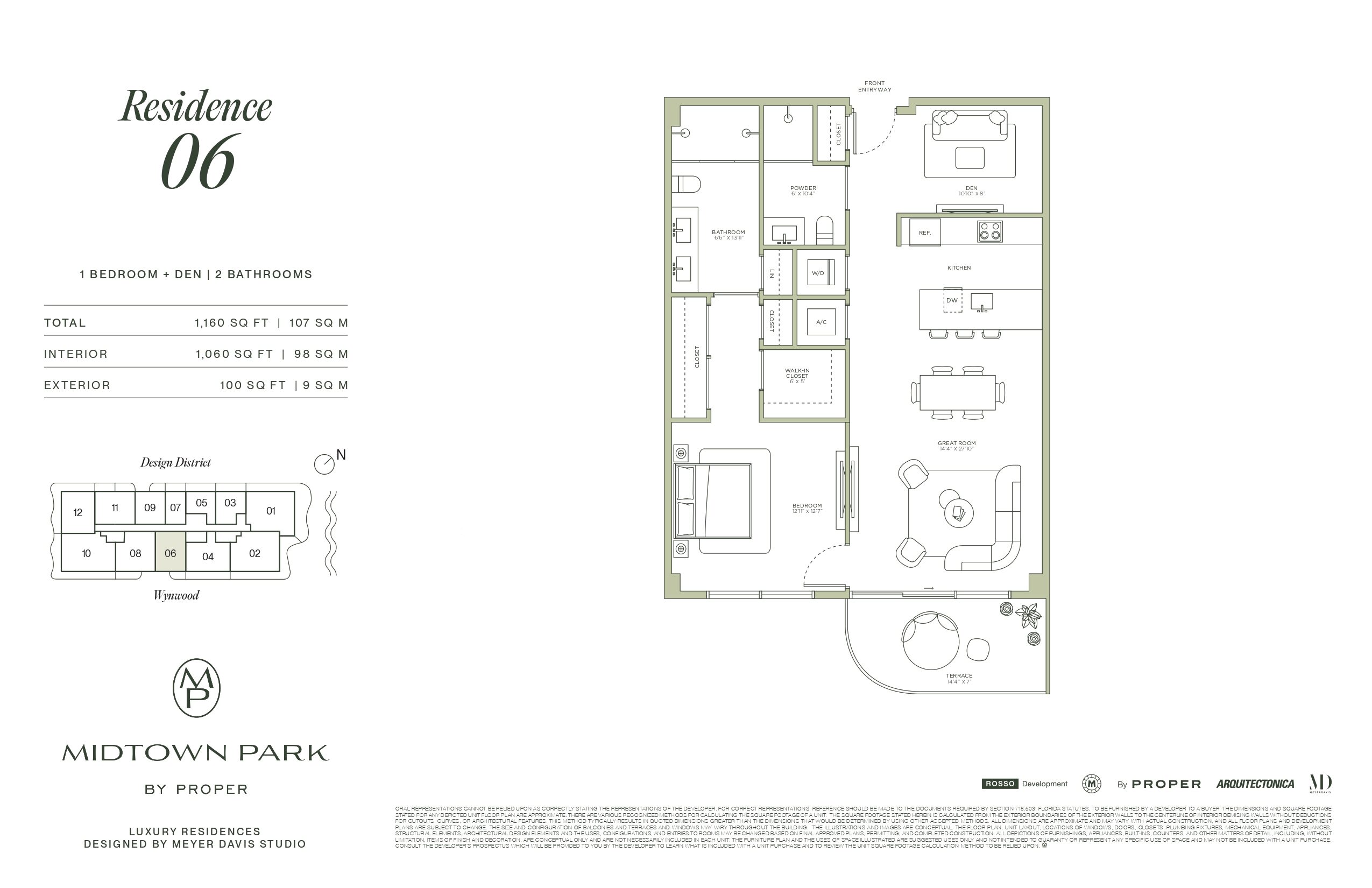 Planos del proyecto Midtown Park