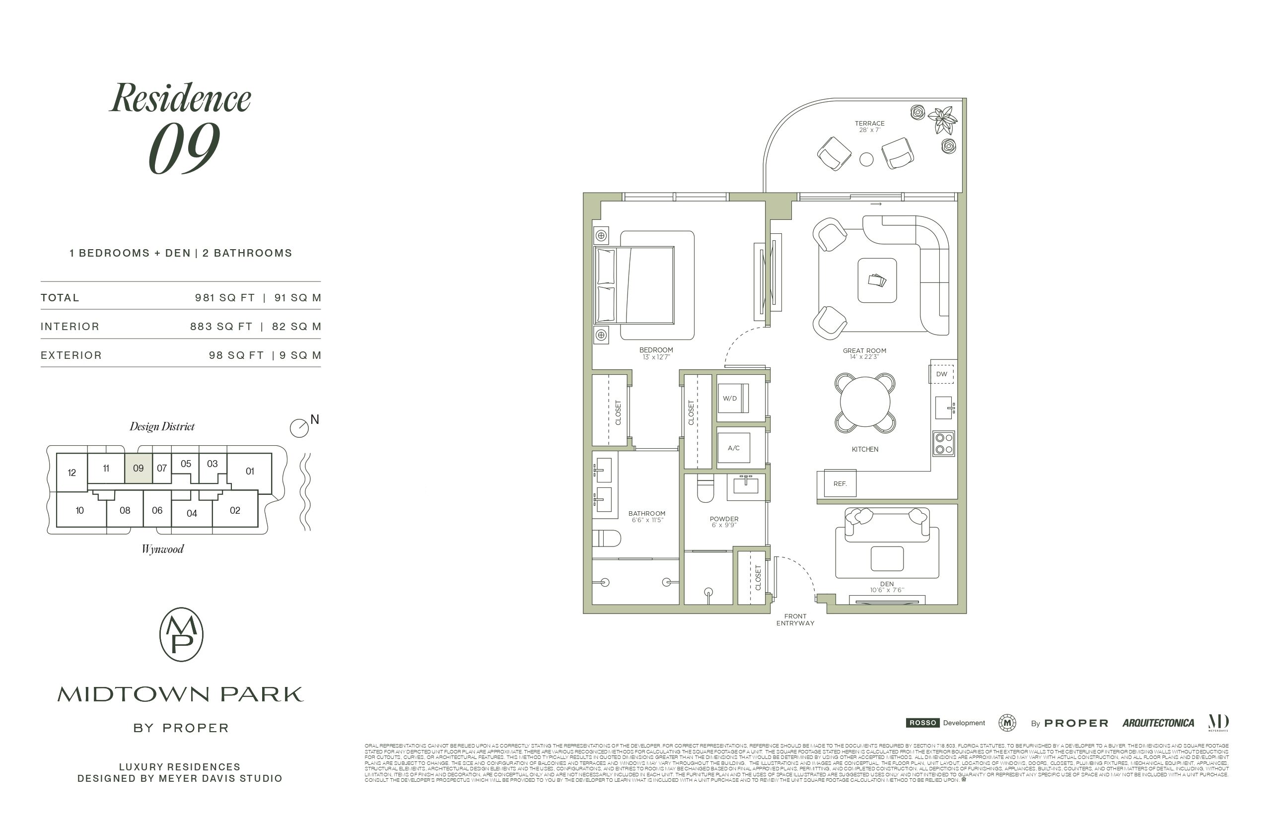 Planos del proyecto Midtown Park