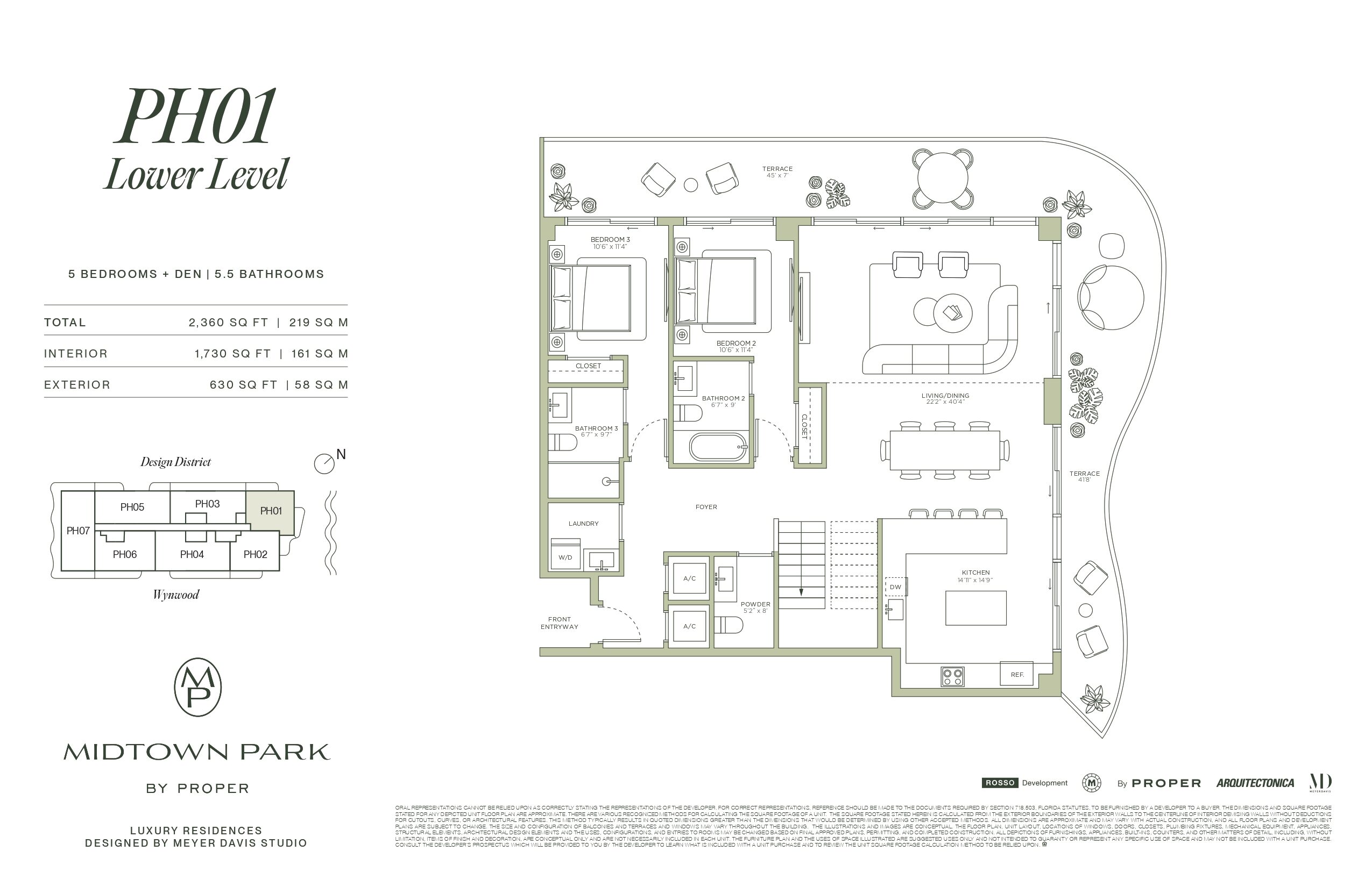 Planos del proyecto Midtown Park