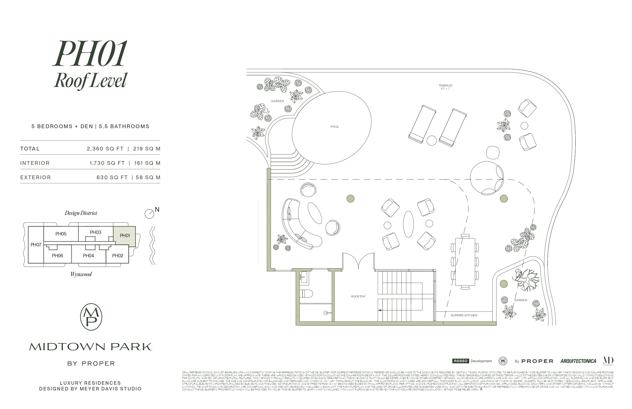 Planos del proyecto Midtown Park