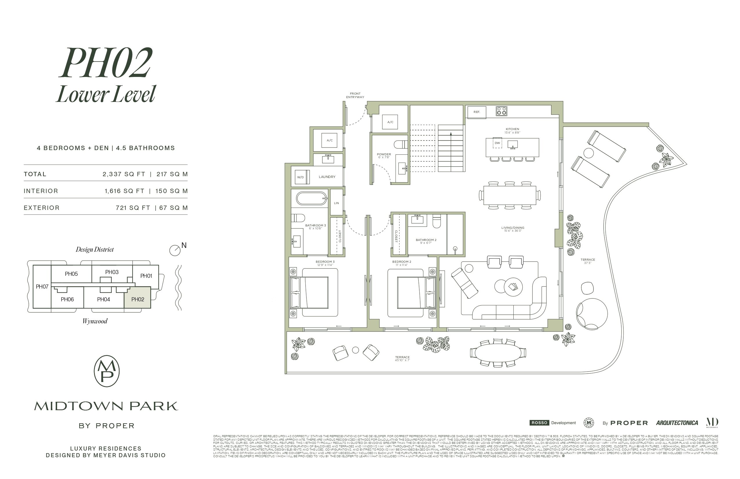 Planos del proyecto Midtown Park