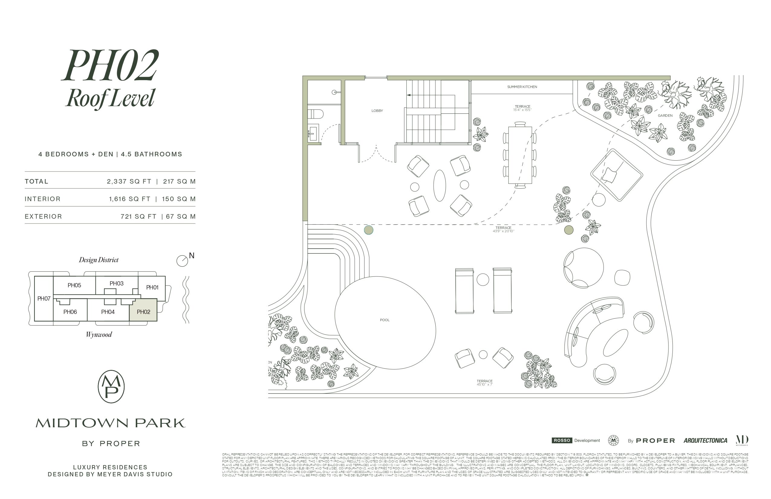 Planos del proyecto Midtown Park