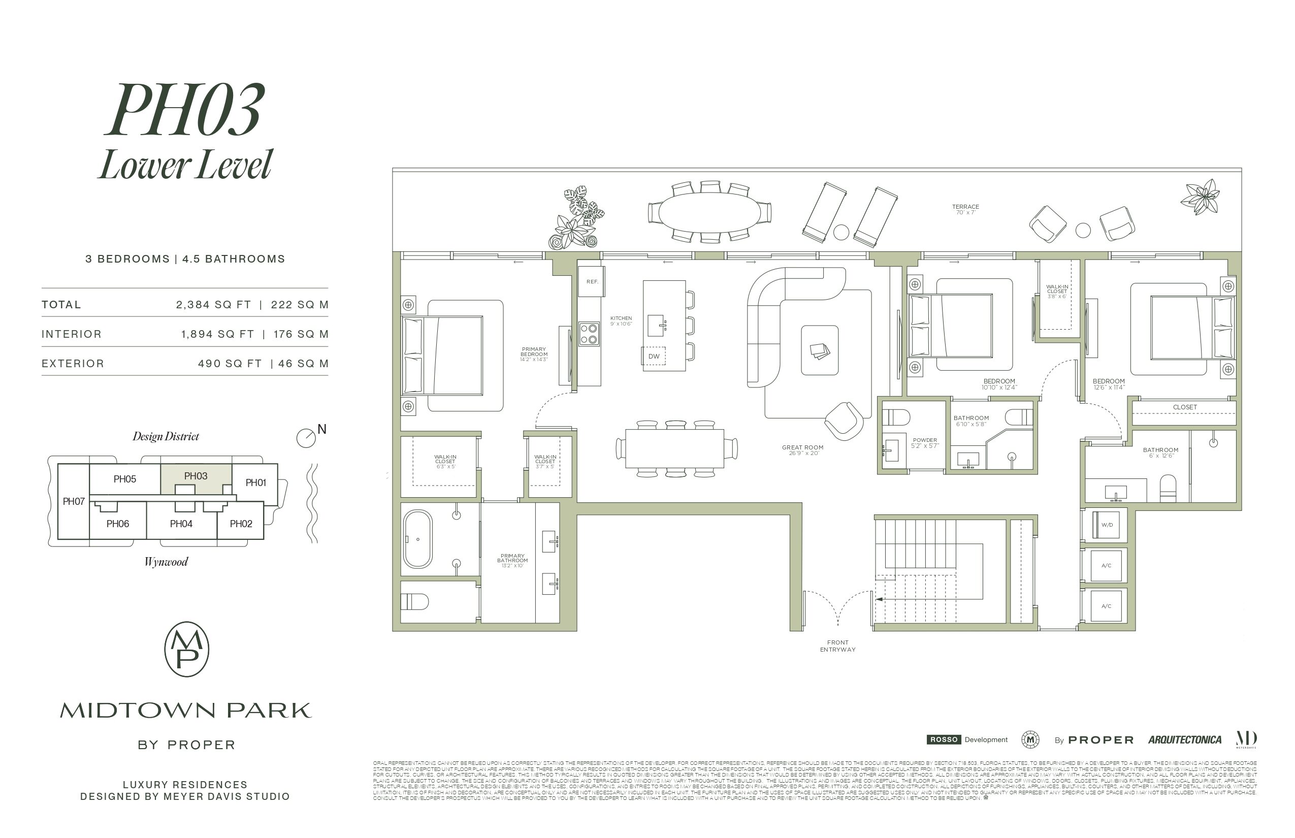 Planos del proyecto Midtown Park