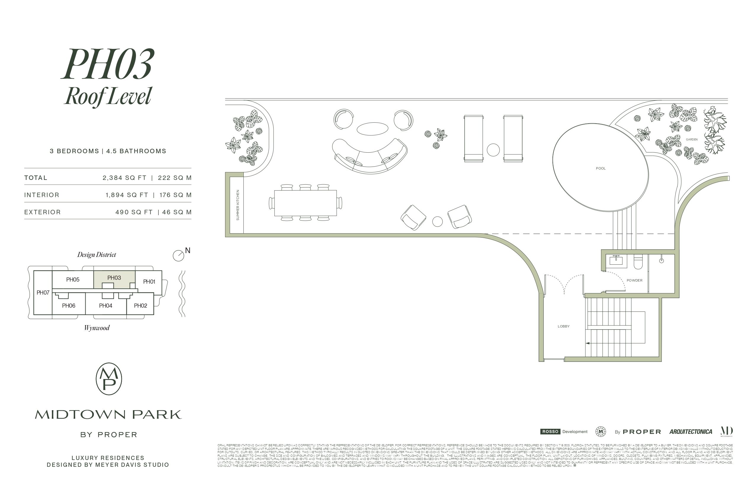 Planos del proyecto Midtown Park
