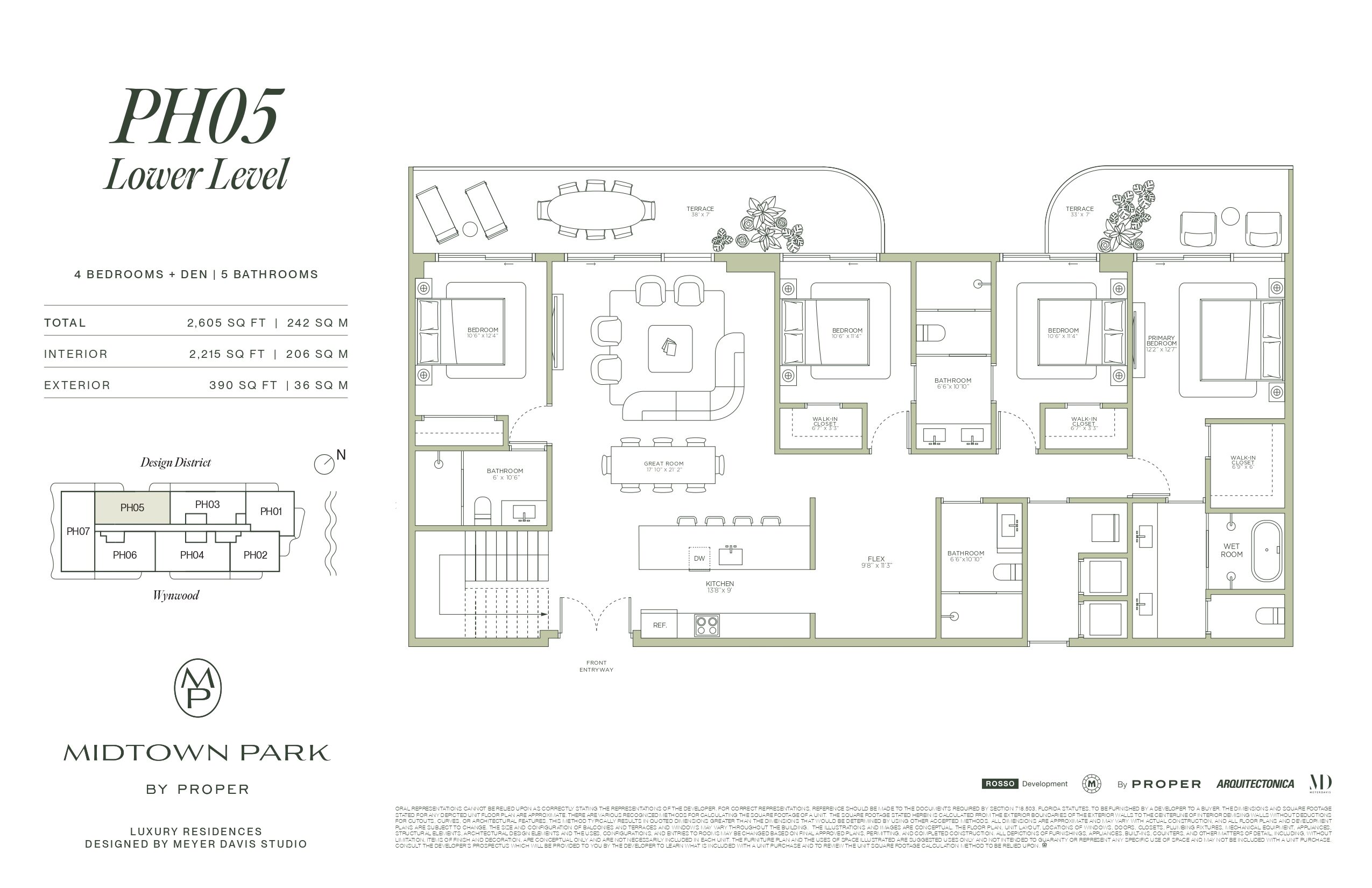 Planos del proyecto Midtown Park