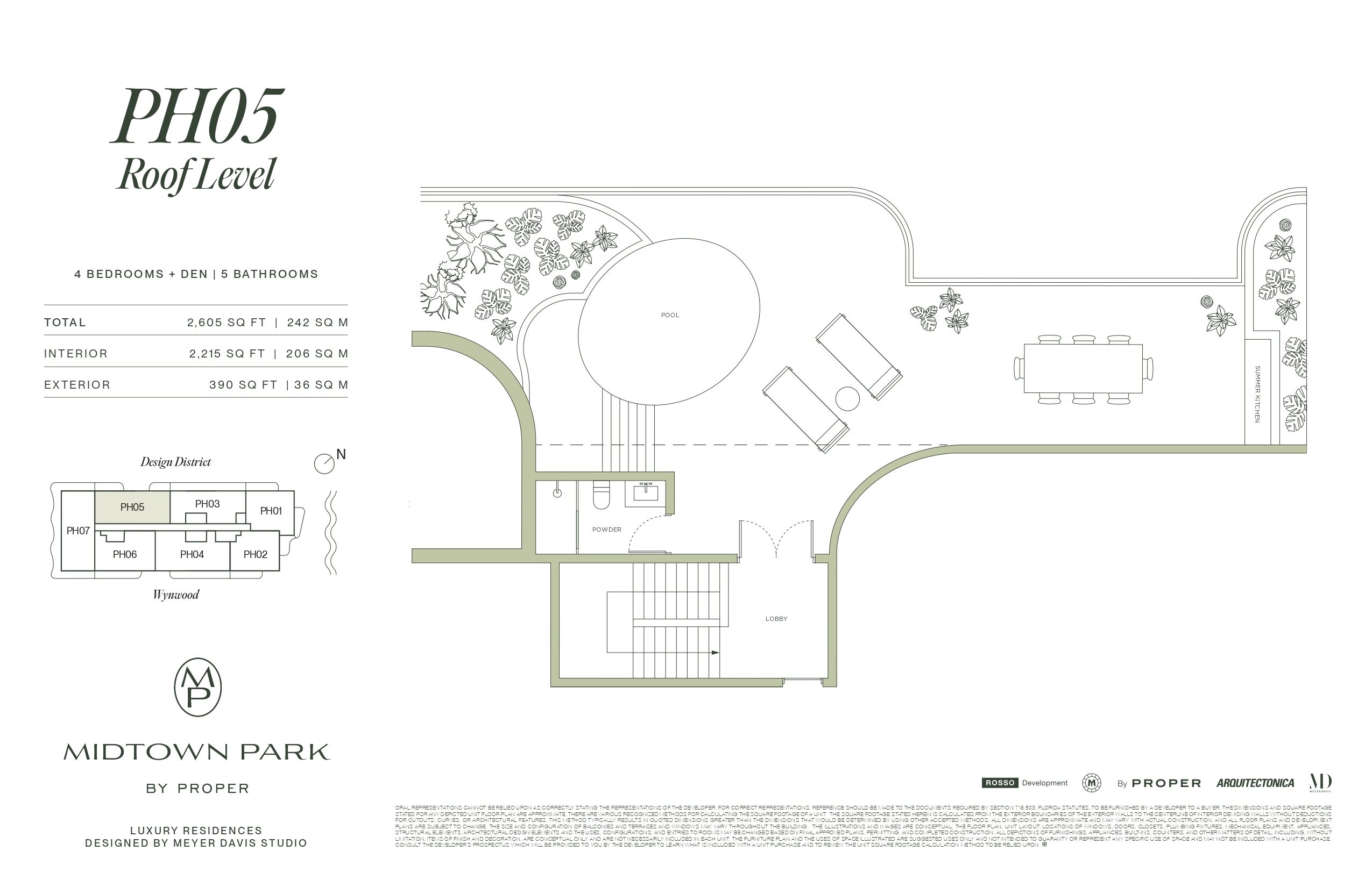 Planos del proyecto Midtown Park