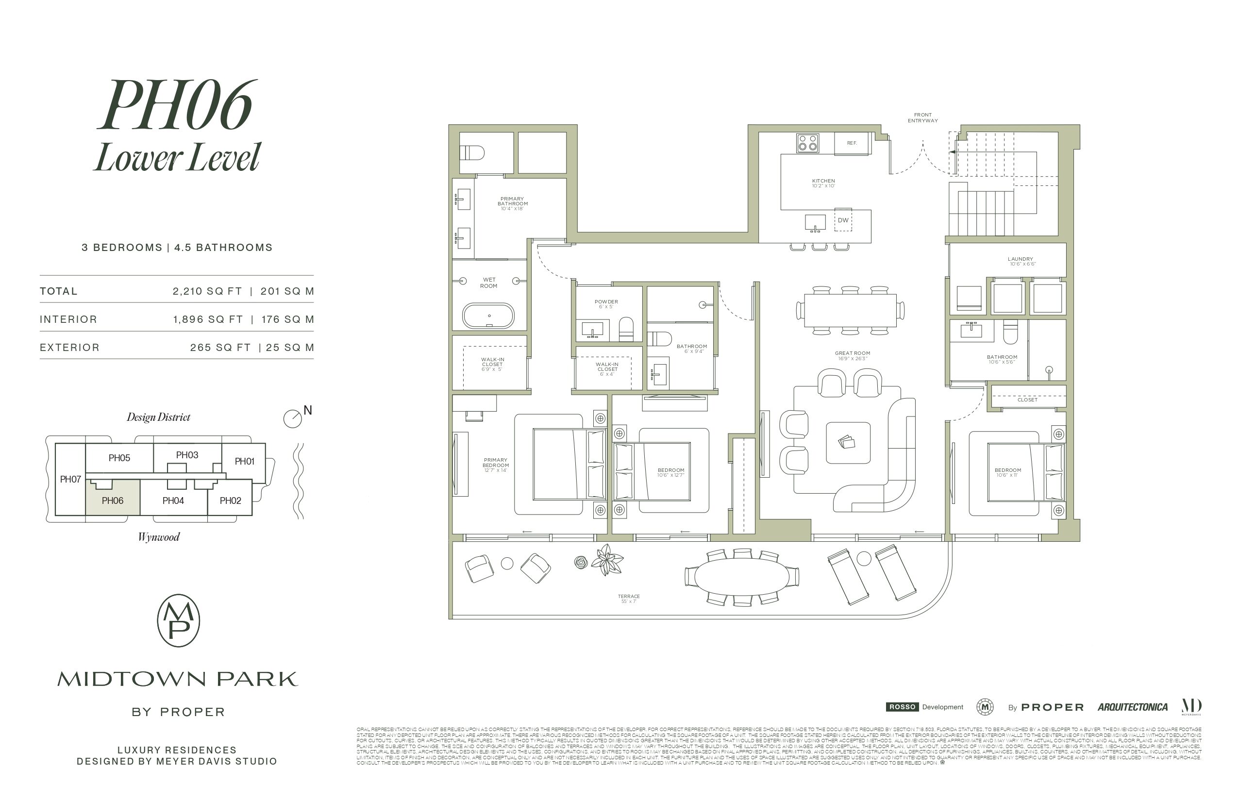 Planos del proyecto Midtown Park