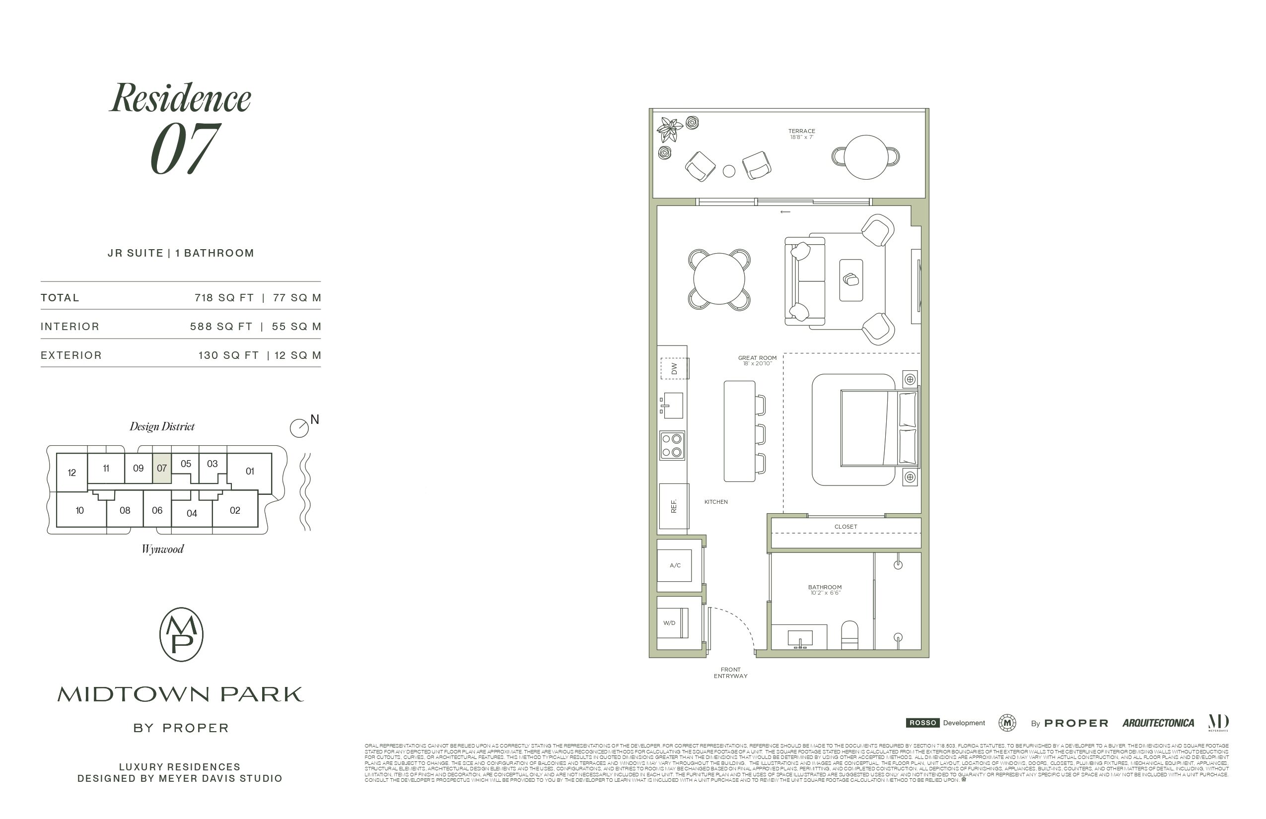 Planos del proyecto Midtown Park