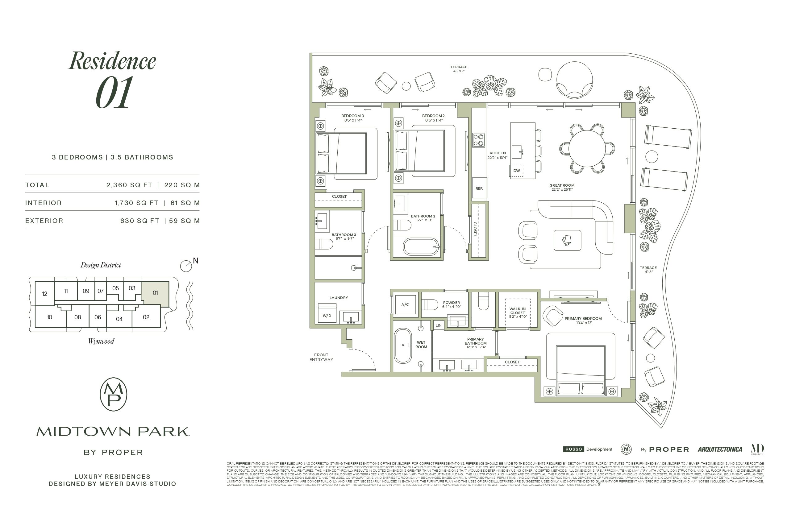 Planos del proyecto Midtown Park
