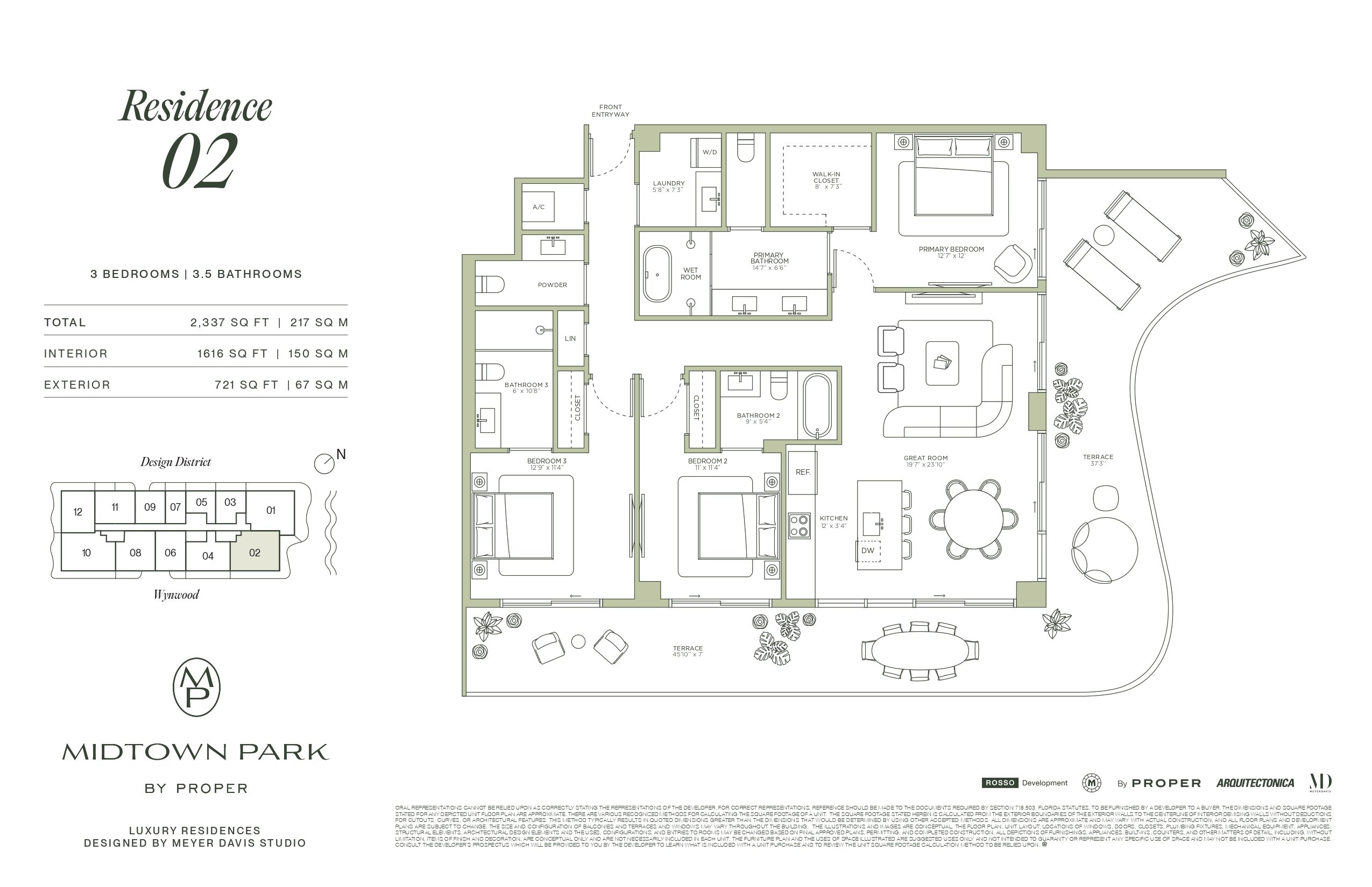 Planos del proyecto Midtown Park
