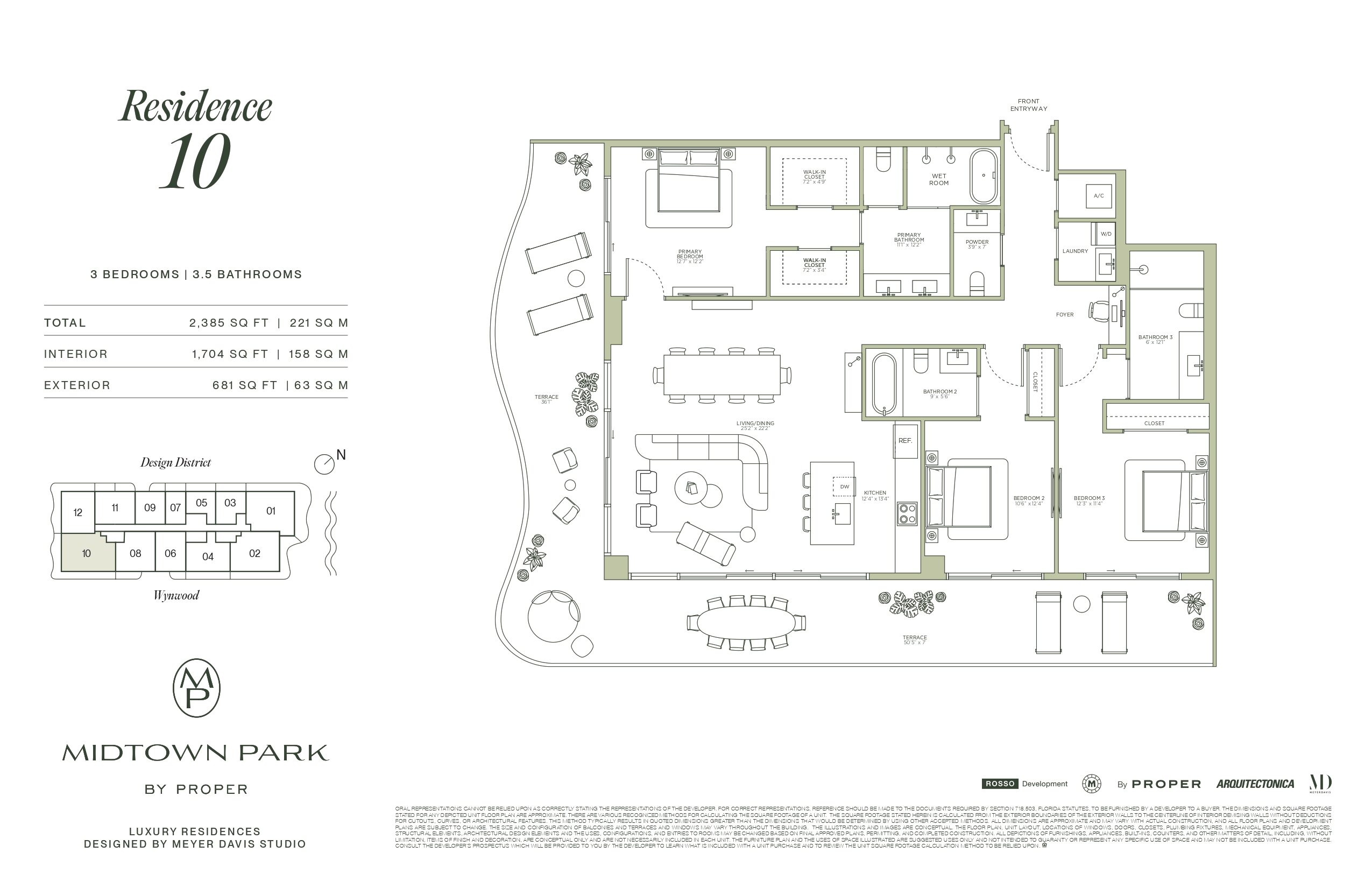 Planos del proyecto Midtown Park