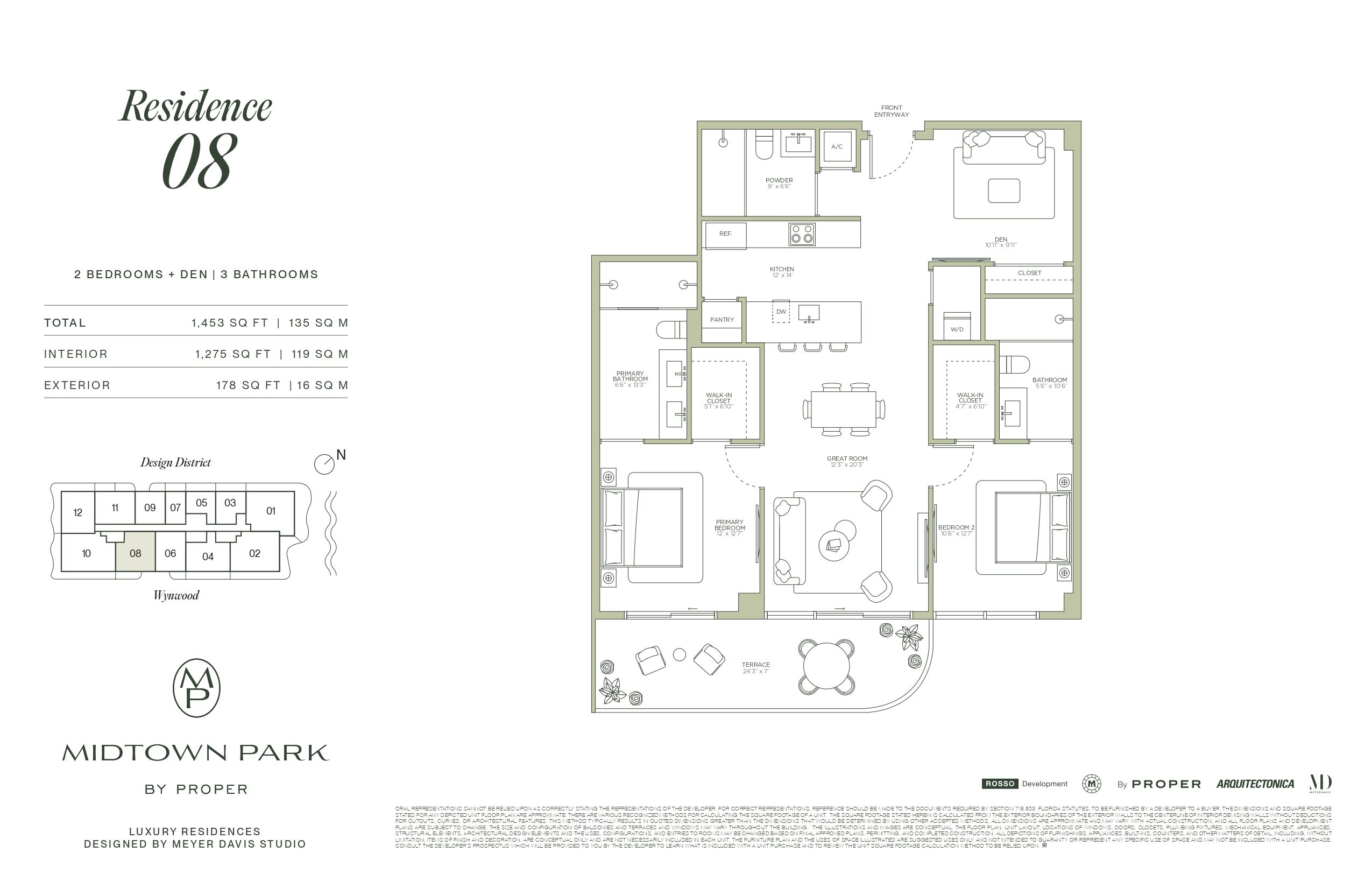 Planos del proyecto Midtown Park