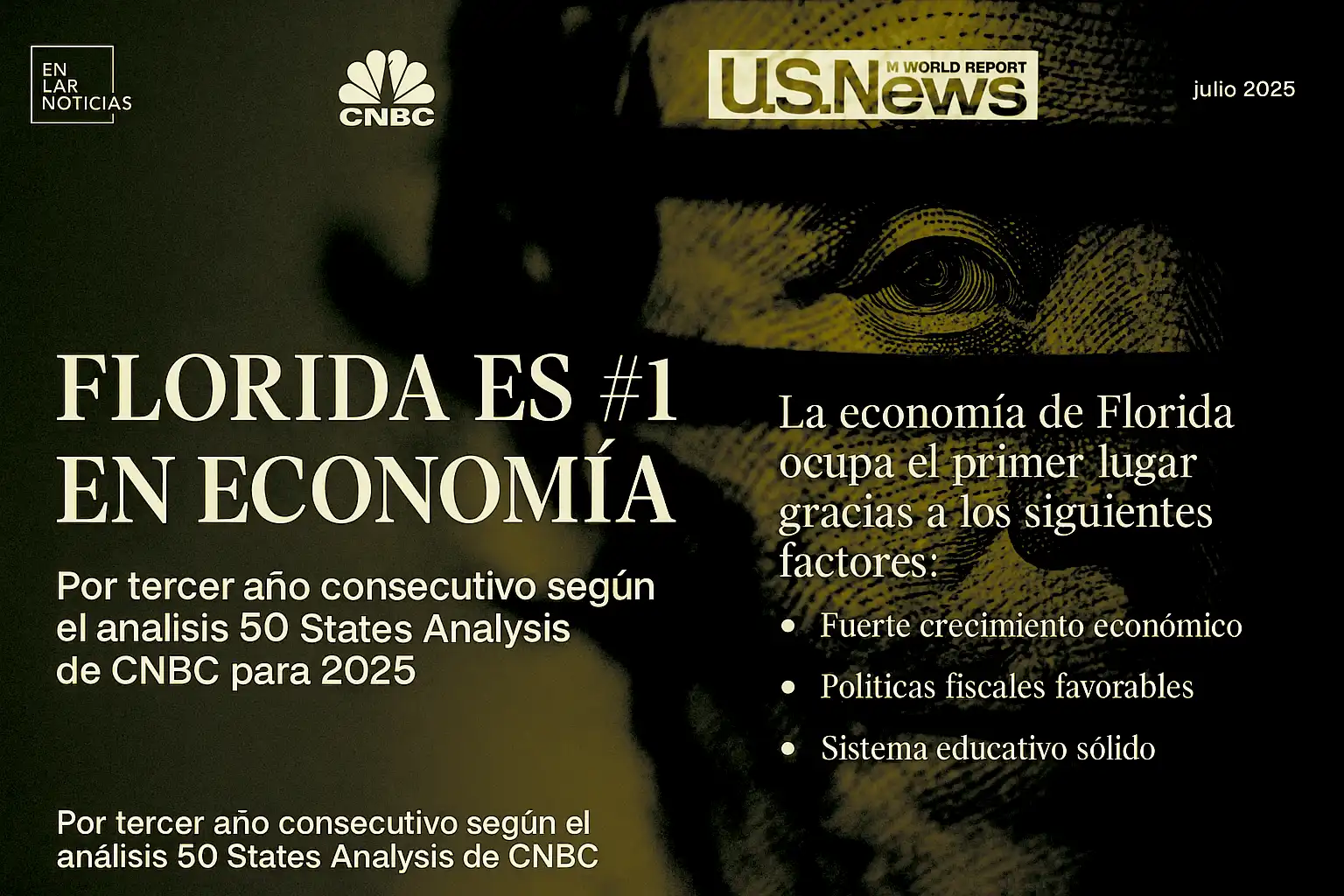 Florida #1 en Economía por tercer año consecutivo