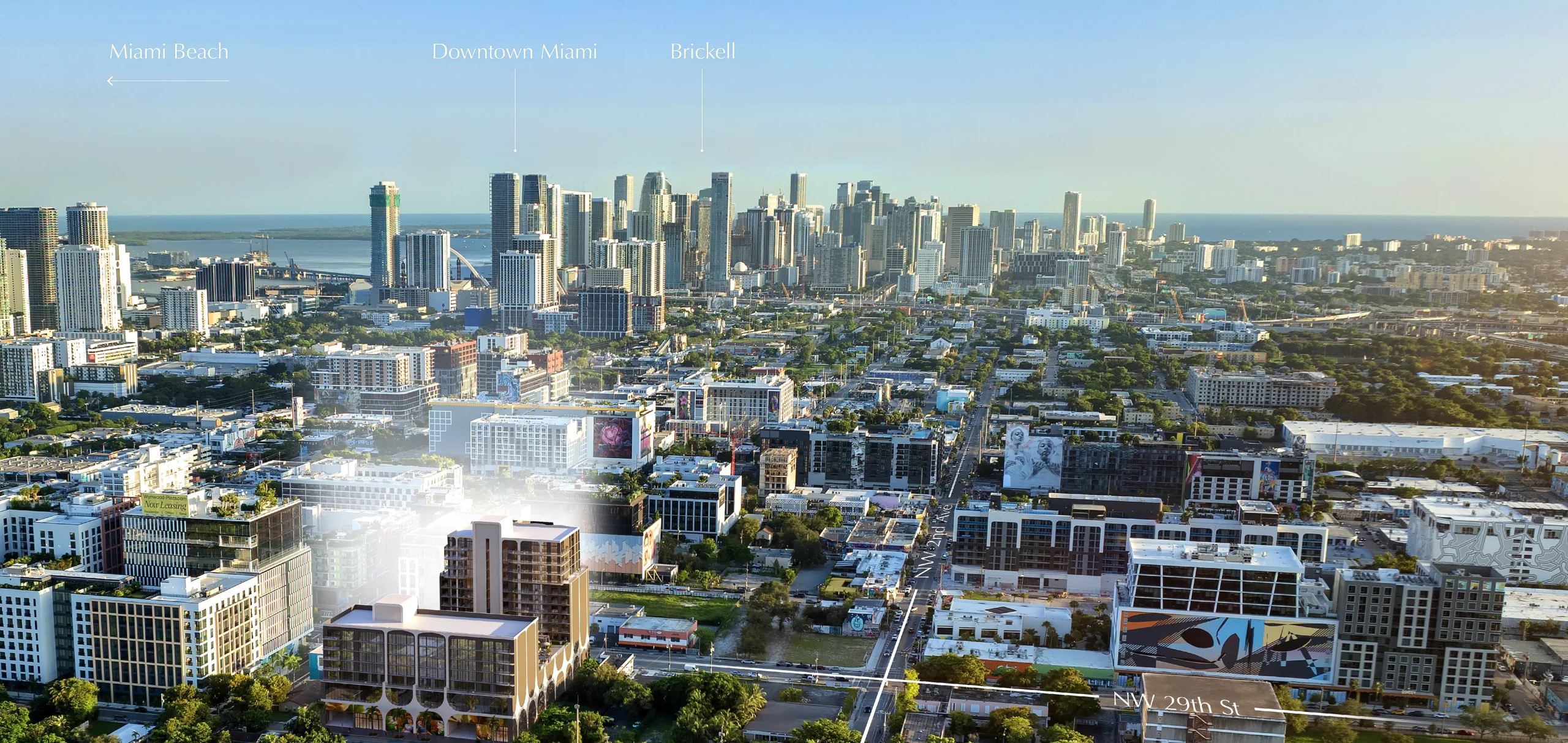Zona de ubicación del proyecto Frida Kahlo Wynwood Residences
