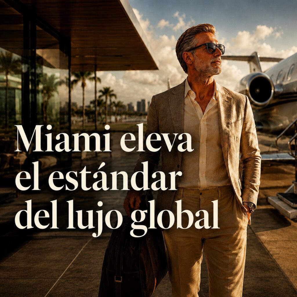 Miami eleva el estándard del lujo global