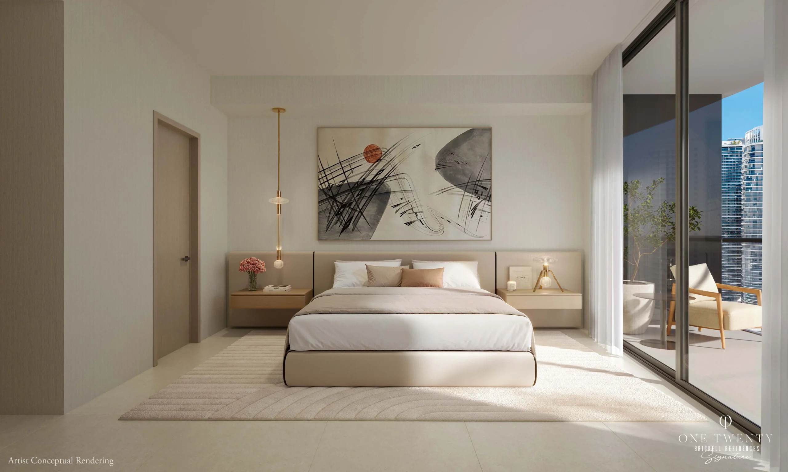 Dormitorio One Twenty Brickell Signature