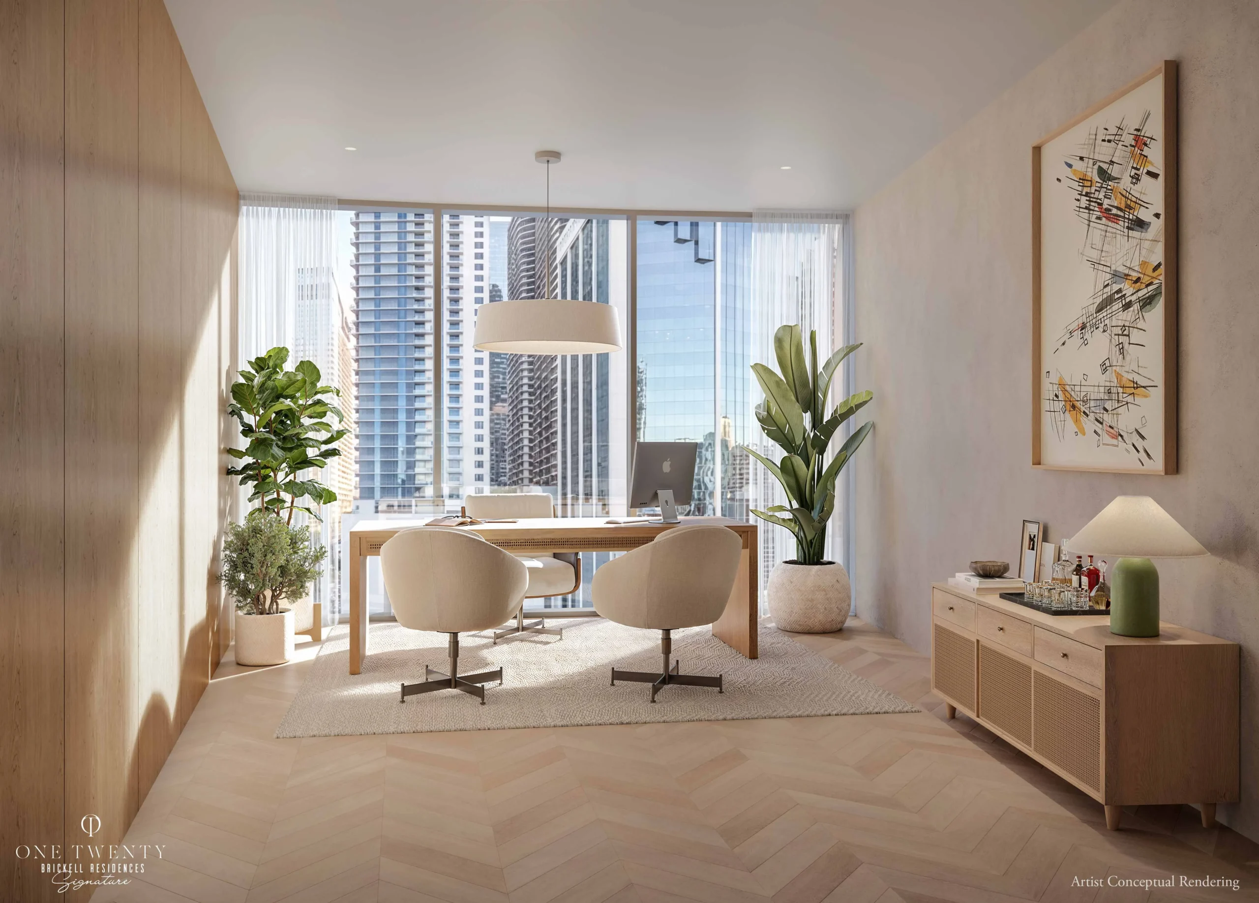 Oficina Fachada One Twenty Brickell Signature