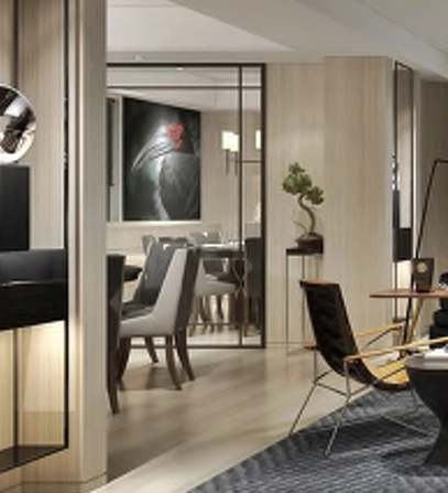 Diseño de espacios en el proyecto Cassia en Coral Gables