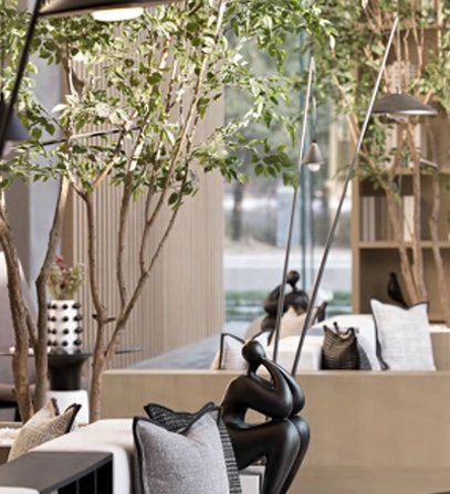 Diseño de espacios en el proyecto Cassia en Coral Gables