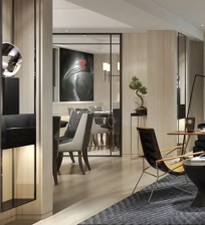 Diseño de espacios en el proyecto Cassia en Coral Gables