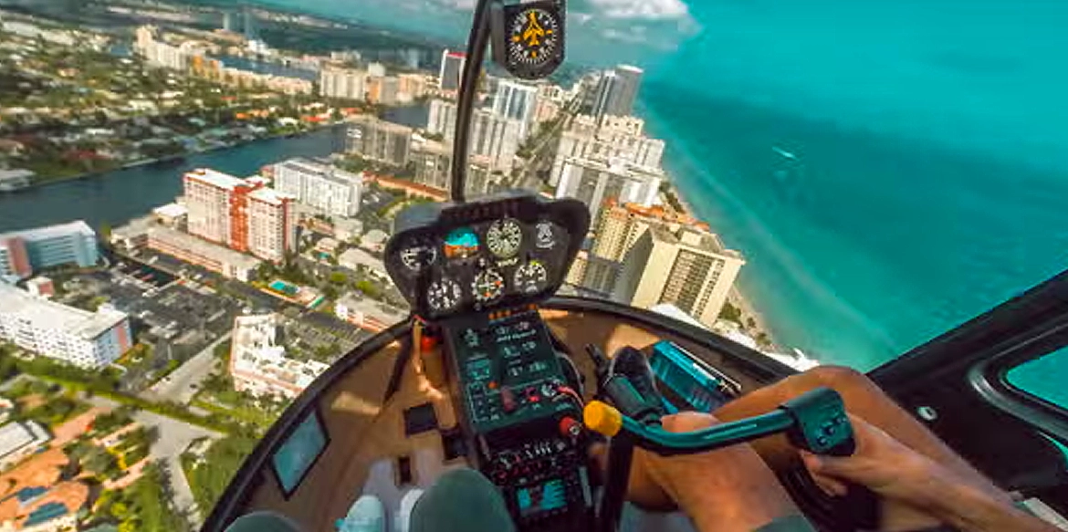Sobrevolar Miami en helicóptero